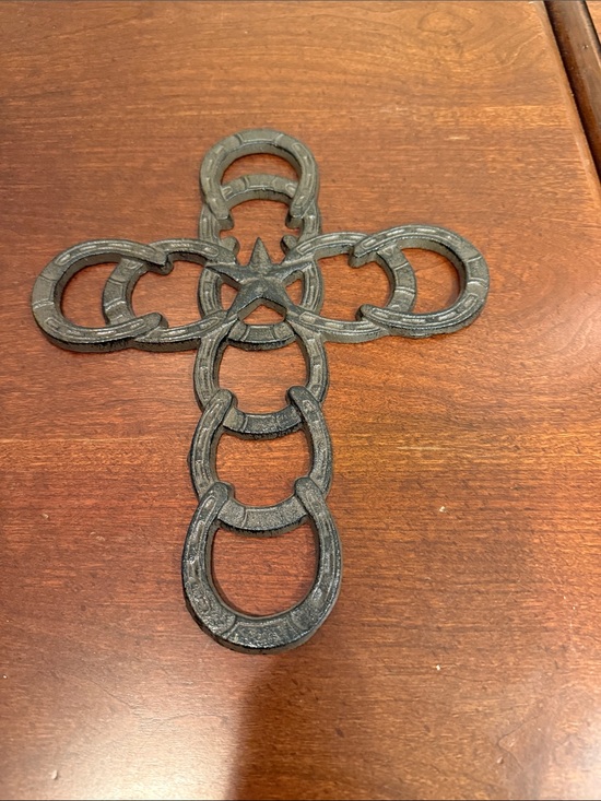 Other - Horse Shoe Cross Wall Art